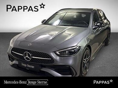 Selenitgrau metallic Gebraucht 2024 Mercedes C200 Edition Kombi | € 49.800 - Bild 1/4