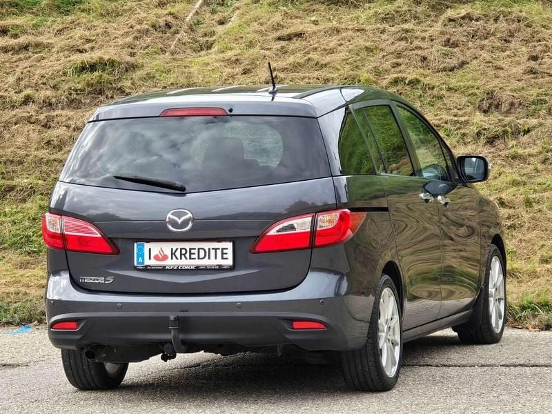 Gebraucht Mazda 5 Prime-Line 116 PS (85 kW) 2015 Grau Van / Kleinbus