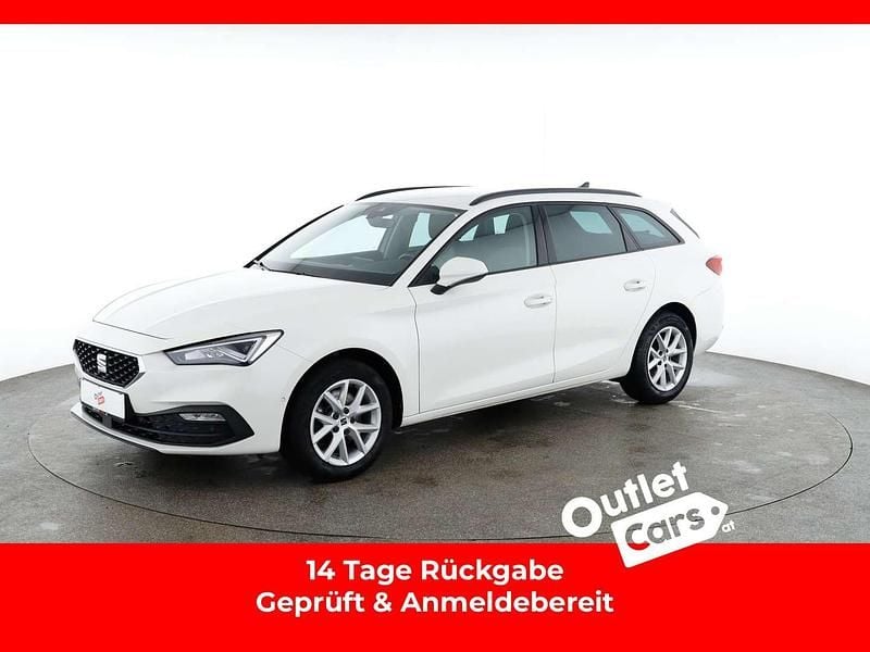 Weiss normal Gebraucht 2021 Seat Leon Style Kombi | € 18.490 (Guter Preis) - Bild 1/4
