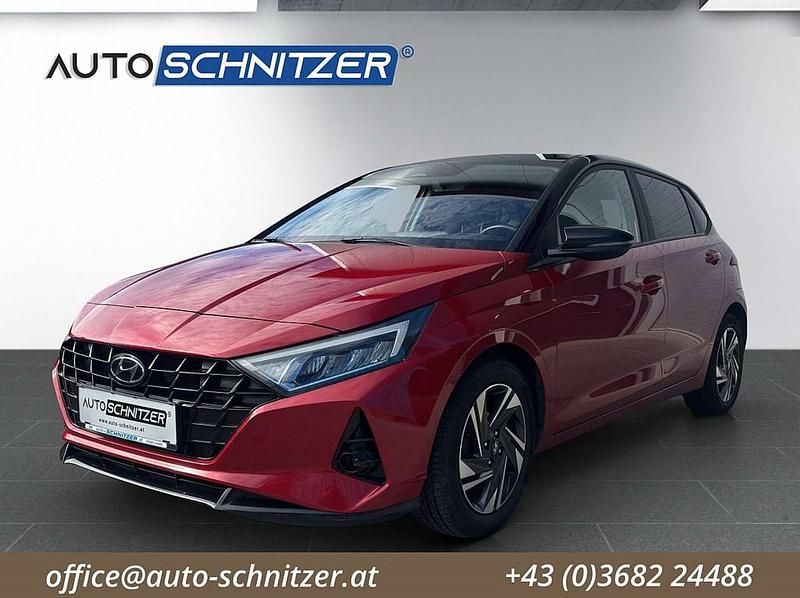 Rot Gebraucht 2021 Hyundai i20 Trend Limousine | € 14.990 (Guter Preis) - Bild 1/4