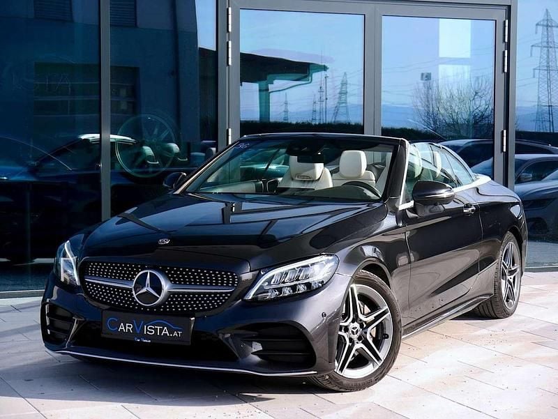 Gebraucht Mercedes C220 AMG line 194 PS (142 kW) 2020 Silber Cabrio