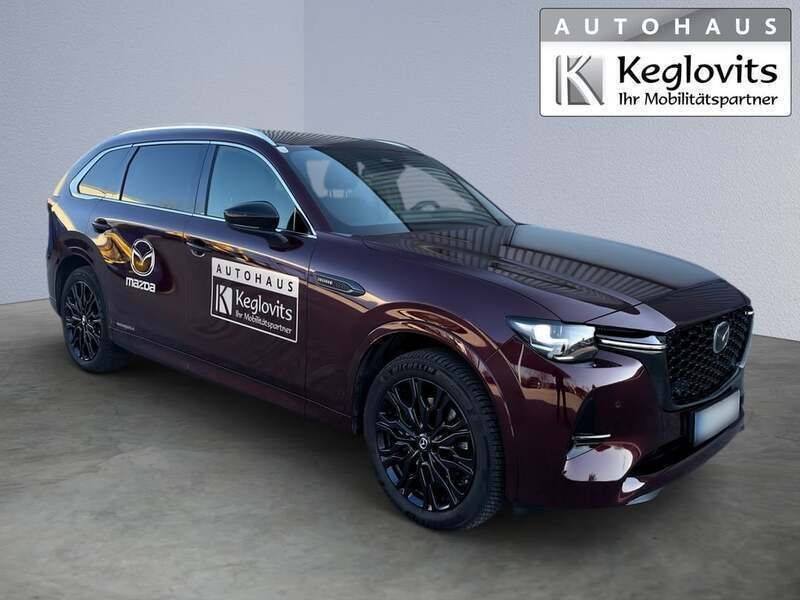 Gebraucht Mazda CX-80 Homura-Line 254 PS (186 kW) 2024 Dunkelrot  metallicperleffekt SUV