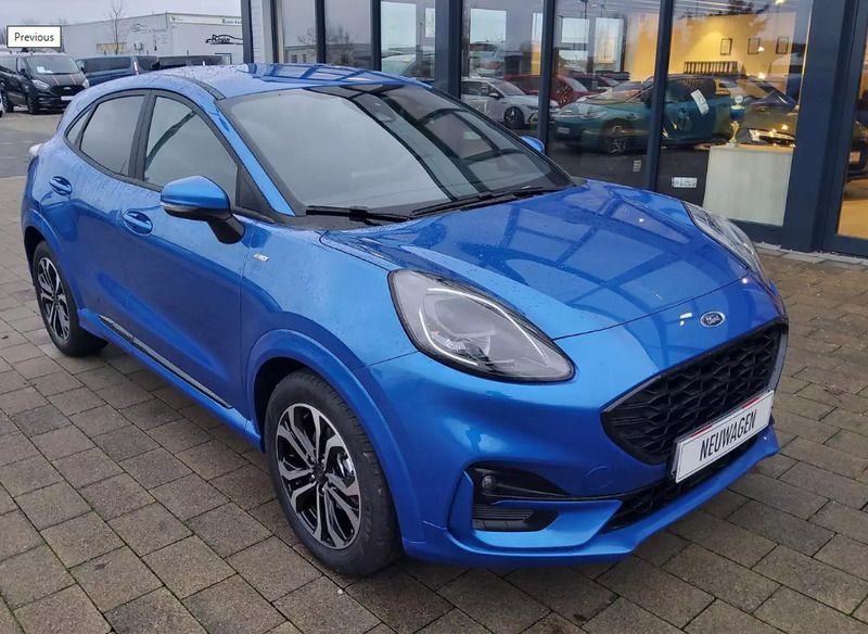 Desertislandblue metallic Gebraucht 2022 Ford Puma ST-Line Coupé | € 27.399 (Etwas zu teuer) - Bild 1/4