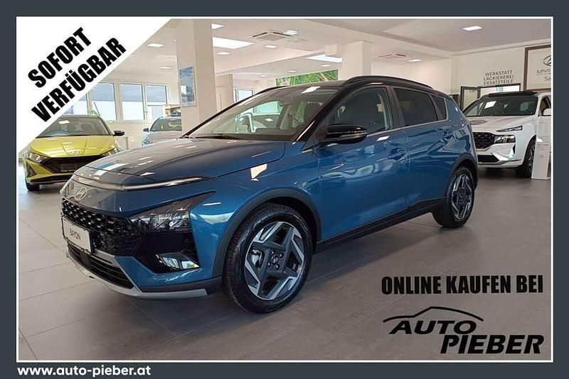 Blau Gebraucht 2024 Hyundai Bayon Trend SUV | € 24.990 (Teuer) - Bild 1/4
