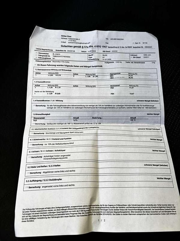 Gebraucht Skoda Fabia Elegance 101 PS (74 kW) 2006 Limousine