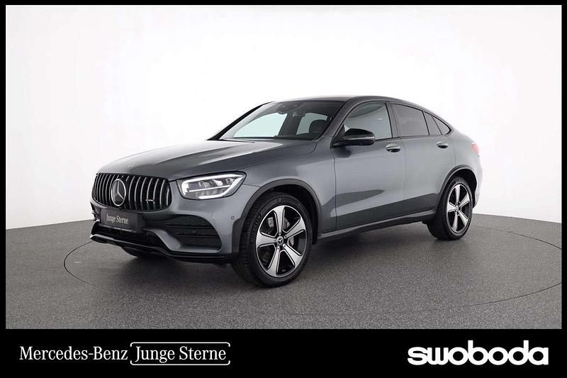 Gebraucht Mercedes GLC220 AMG line 194 PS (142 kW) 2021 Selenitgrau Coupé