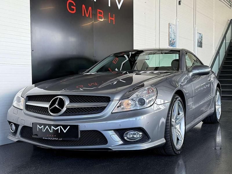 Silber Gebraucht 2008 Mercedes SL350 Sport Cabrio | € 29.990 (Fairer Preis) - Bild 1/4