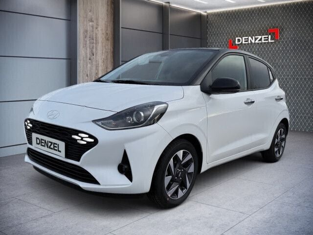 Atlas white / schwar Gebraucht 2024 Hyundai i10 GO! Kleinwagen | € 17.580 (Guter Preis) - Bild 1/4