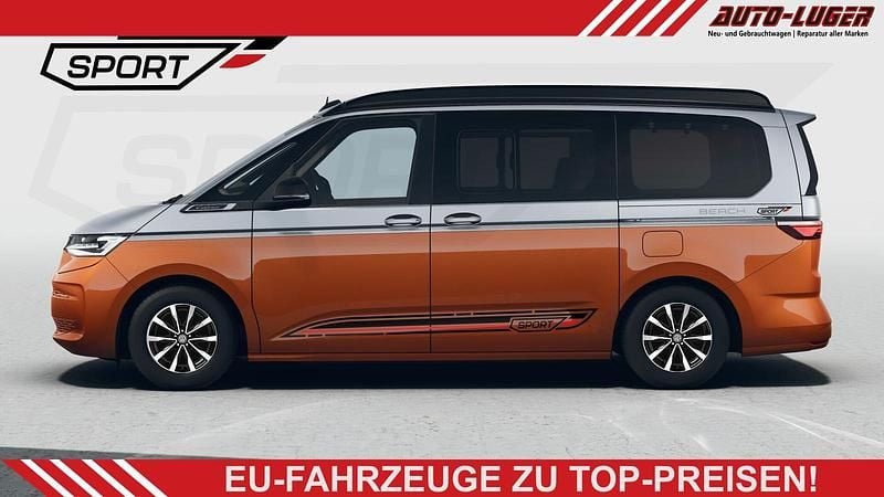 Neu VW California Highline 2025 Monosilber met./energetic orange met. dach schwarz Van