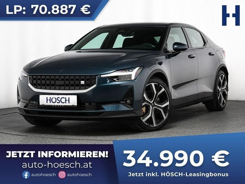 Blau Gebraucht 2023 Polestar 2 Performance Kleinwagen | € 36.490 (Superpreis) - Bild 1/4