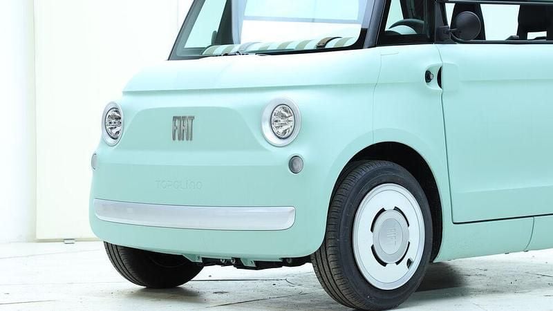 Neu Fiat Topolino 2025 Grün Kleinwagen
