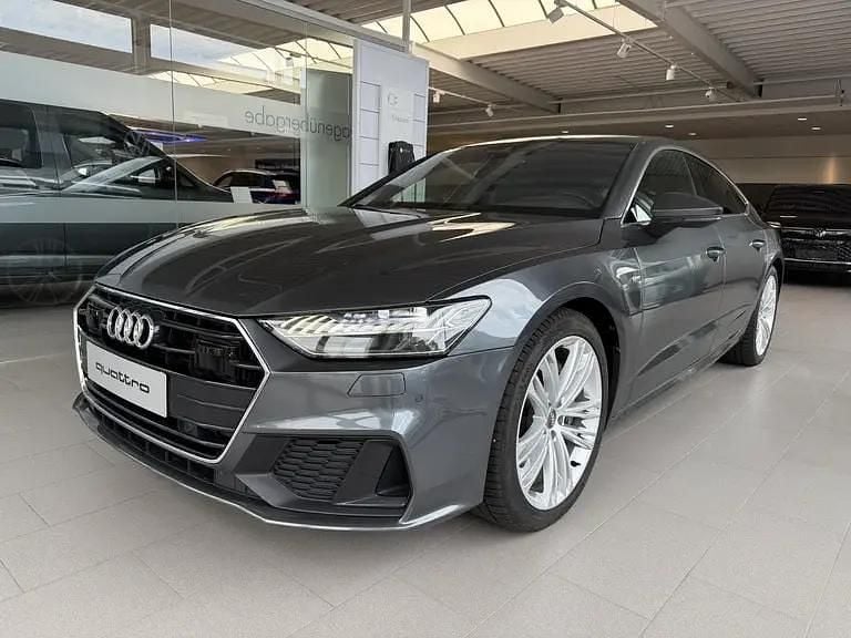 Mittelgrau metallicperleffekt Gebraucht 2018 Audi A7 Sportback Ambiente Kleinwagen | € 39.900 (Fairer Preis) - Bild 1/4