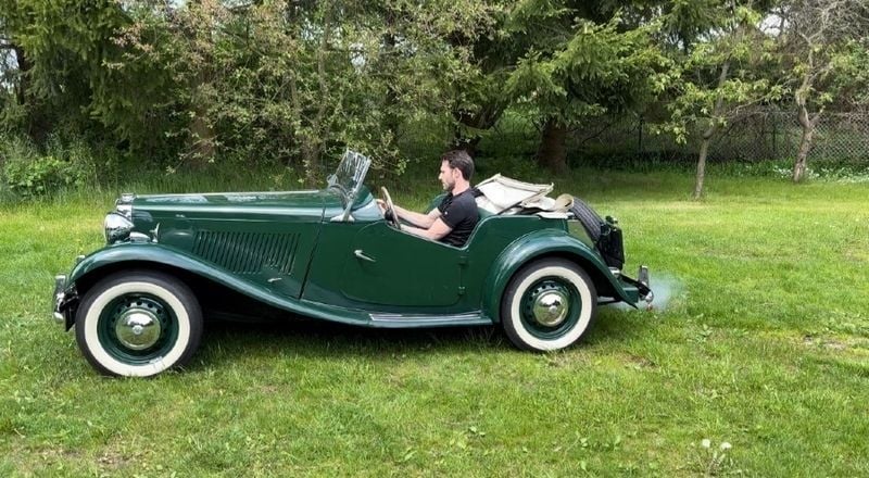 Gebraucht MG TD 54 PS (39 kW) 1953 Dunkelgrün Cabrio
