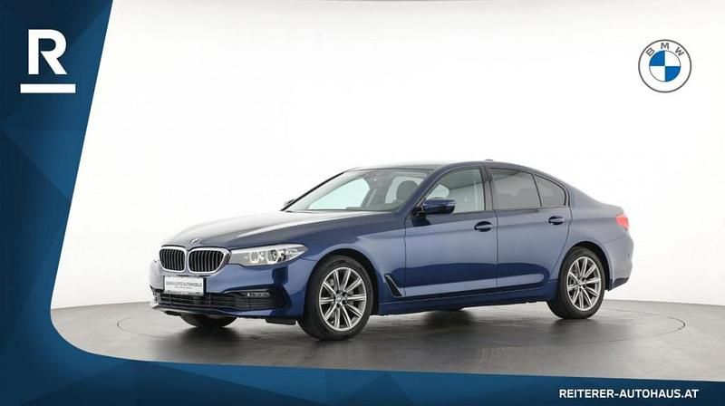 Gebraucht BMW 520 Sport Line 190 PS (139 kW) 2019 Blau Limousine