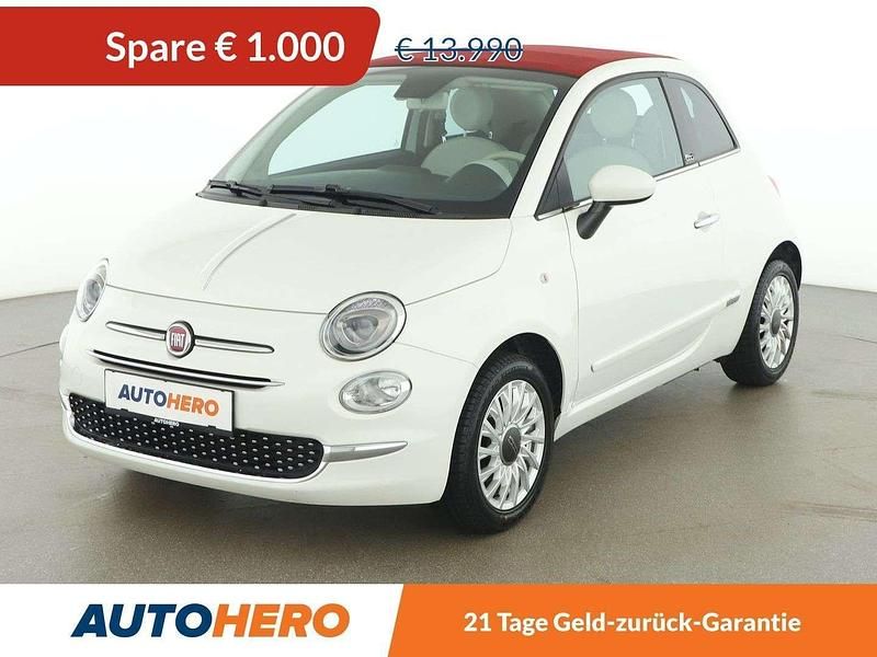 Weiß Gebraucht 2020 Fiat 500C Lounge Cabrio | € 12.990 (Fairer Preis) - Bild 1/3