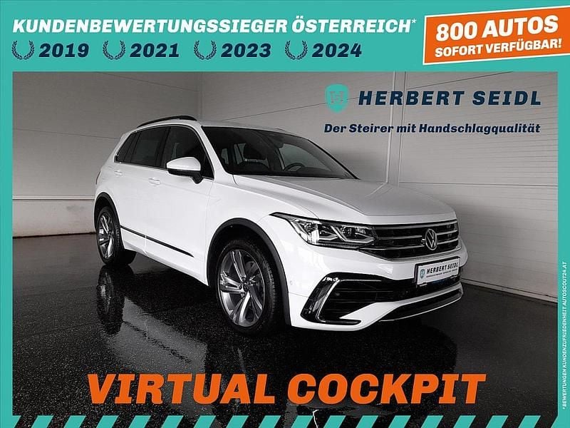Weiß Gebraucht 2021 VW Tiguan R-line SUV | € 29.880 (Etwas zu teuer) - Bild 1/4