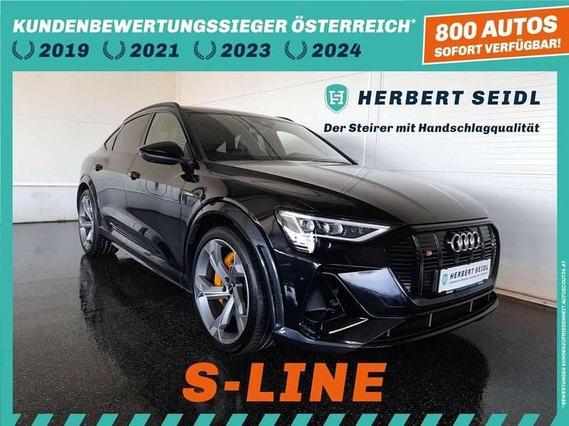 Gebraucht Audi e-tron S-Line 369 kW (503 PS) 2023 Mythosschwarzmetallic SUV