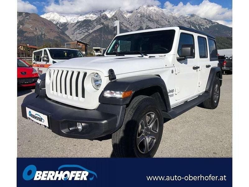 Gebraucht Jeep Wrangler Unlimited Sport 200 PS (147 kW) 2019 Weiß SUV