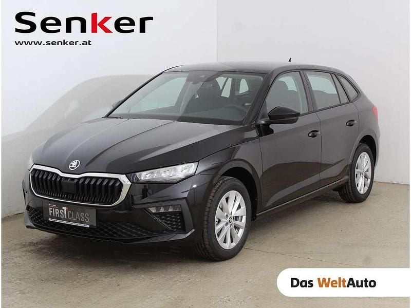 Schwarz metallicperleffektno Gebraucht 2025 Skoda Scala Essence Kleinwagen | € 21.990 (Fairer Preis) - Bild 1/4
