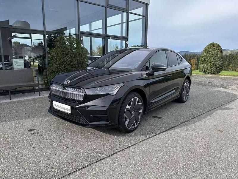 Schwarz Gebraucht 2023 Skoda Enyaq iV RS SUV | € 53.900 - Bild 1/4