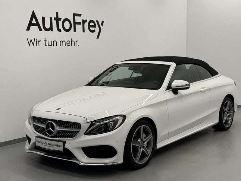 Gebraucht Mercedes C220 170 PS (125 kW) 2018 Weiß Cabrio