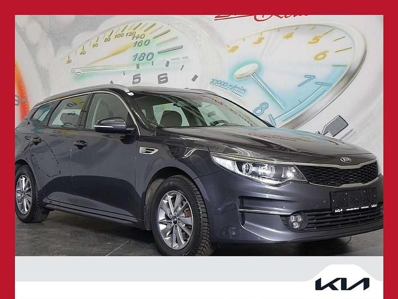 Platinum graphite Gebraucht 2019 Kia Optima Silver Kombi | € 14.990 - Bild 1/3