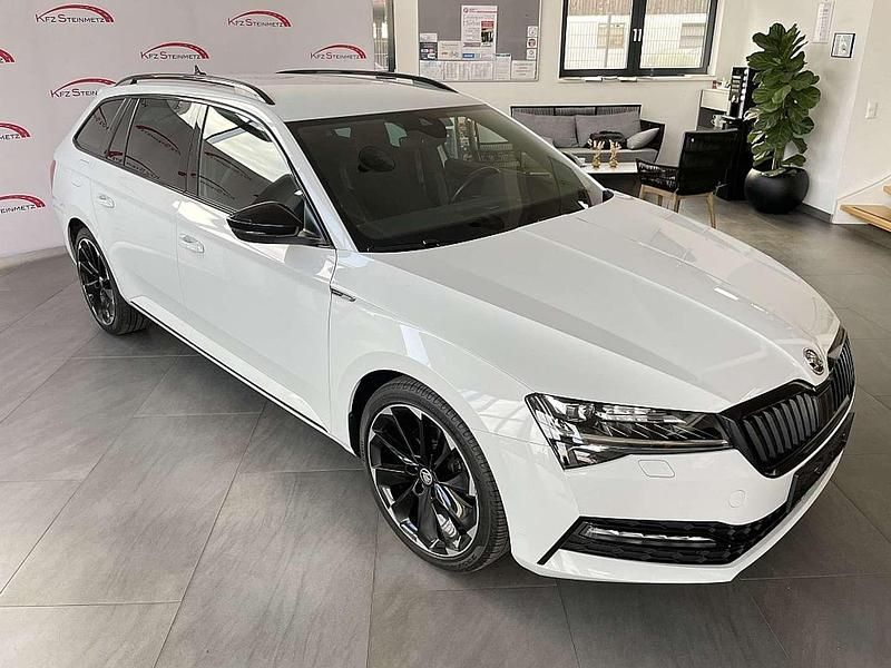 Gebraucht Skoda Superb SportLine 200 PS (147 kW) 2021 Weiß Kombi