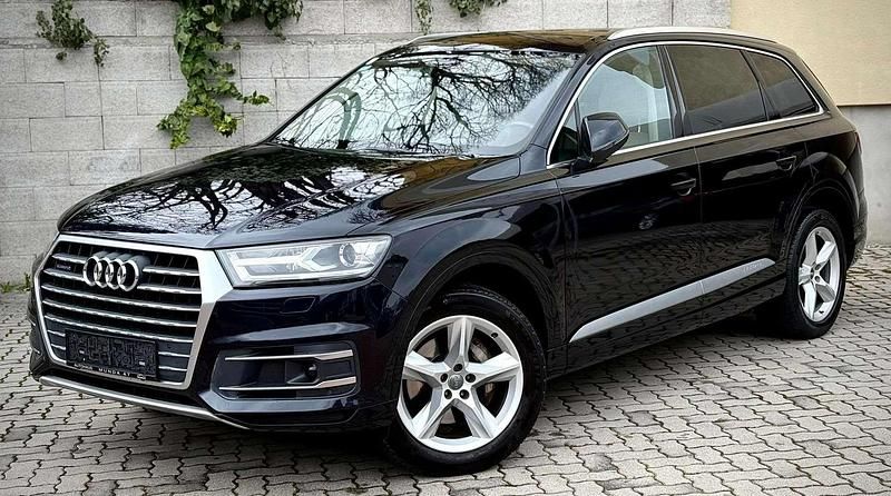 Blau Gebraucht 2016 Audi Q7 S-Line SUV | € 29.990 (Superpreis) - Bild 1/4