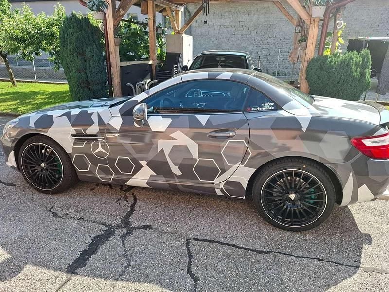 Gebraucht Mercedes SLK200 184 PS (135 kW) 2015 Weiß Cabrio