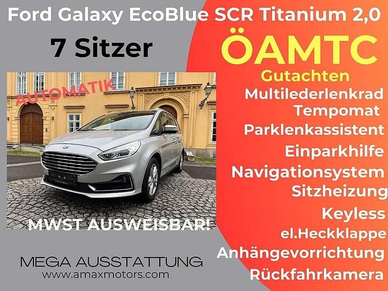 Silber Gebraucht 2021 Ford Galaxy Titanium Van / Kleinbus | € 18.900 (Fairer Preis) - Bild 1/4