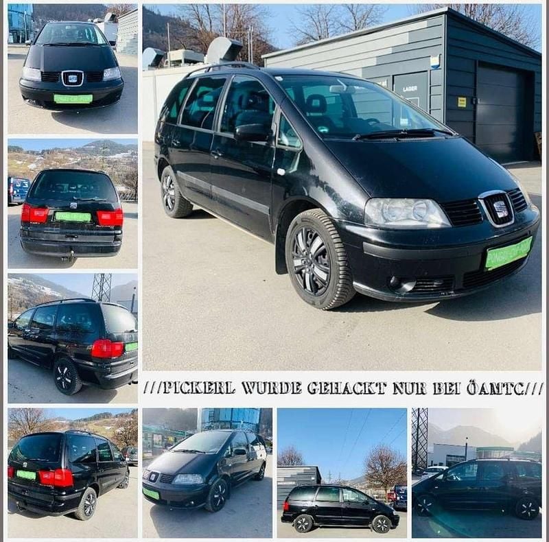 Gebraucht Seat Alhambra 116 PS (85 kW) 2003 Schwarz Van / Kleinbus