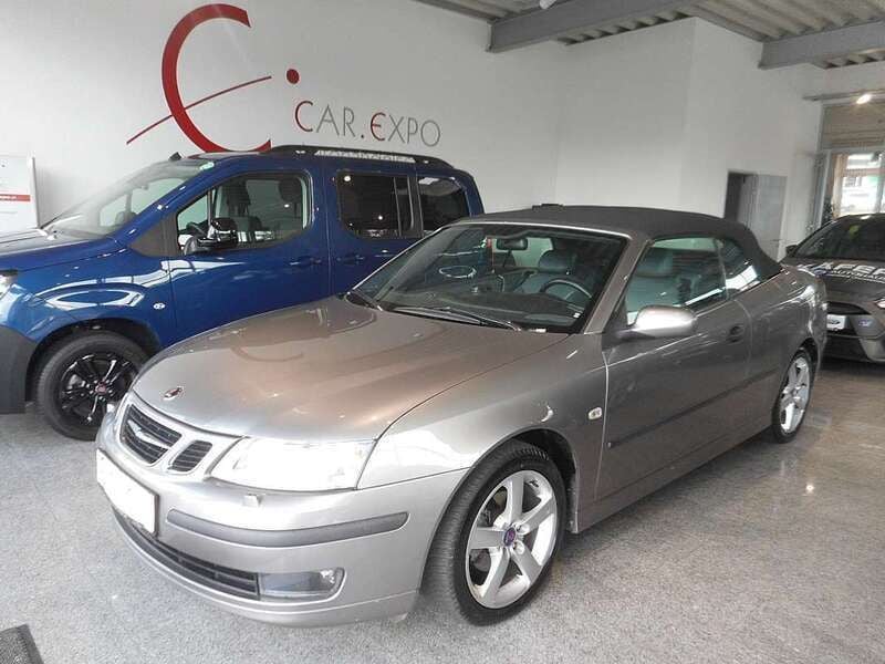 Silbermet. Gebraucht 2003 Saab 9-3 Anniversary Cabrio | € 12.802 - Bild 1/4