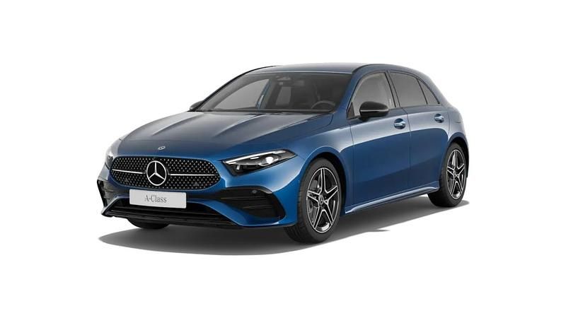 Blau Gebraucht 2024 Mercedes A180 AMG line Limousine | € 38.790 (Teuer) - Bild 1/1