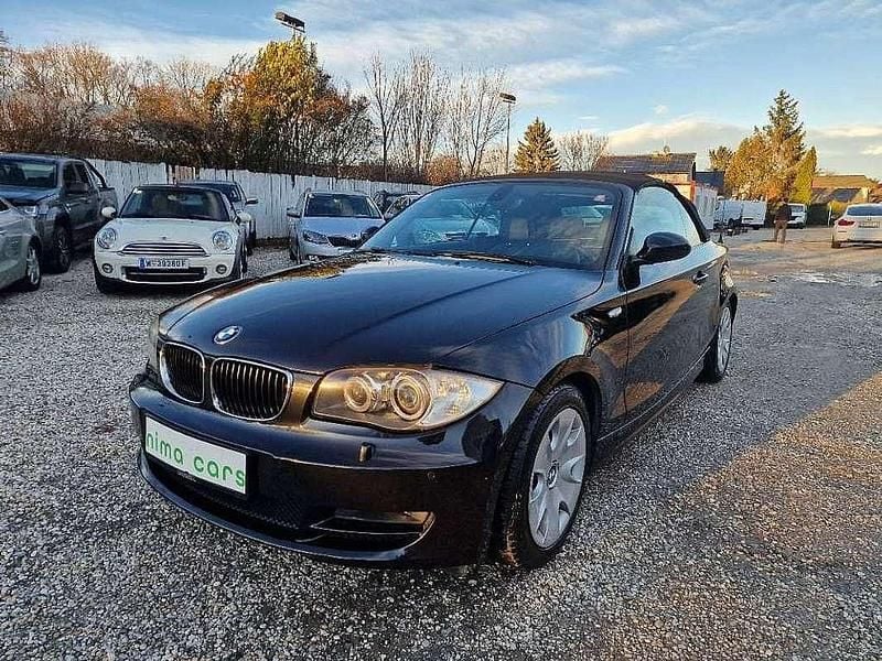 Schwarz Gebraucht 2008 BMW 120 Cabriolet Cabrio | € 8.990 - Bild 1/4