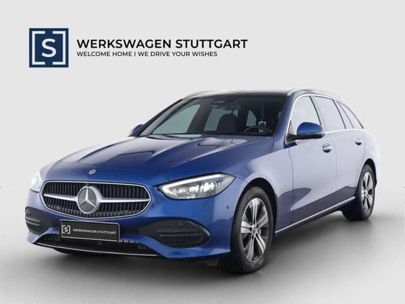 Blau Gebraucht 2024 Mercedes C300e Avantgarde Kombi | € 49.607 (Fairer Preis) - Bild 1/4