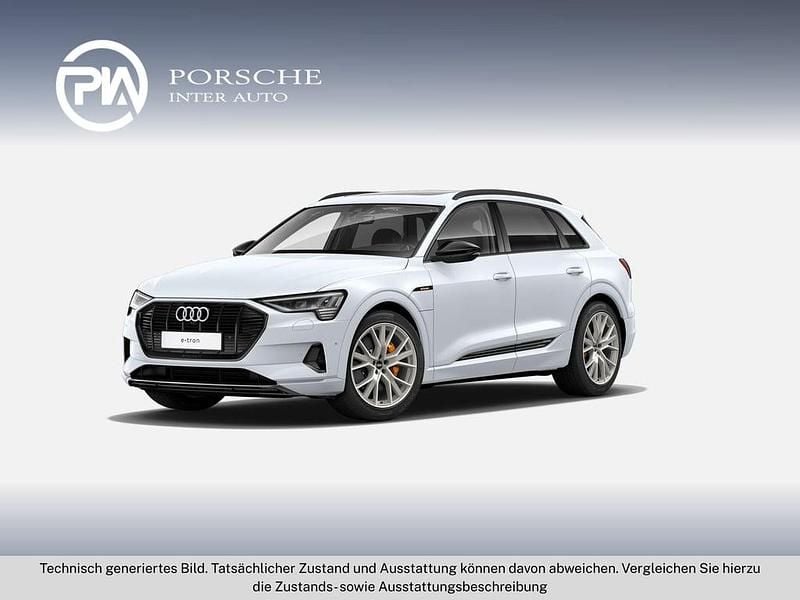 Weiss metallic Gebraucht 2020 Audi e-tron Advanced SUV | € 32.990 (Teuer) - Bild 1/4