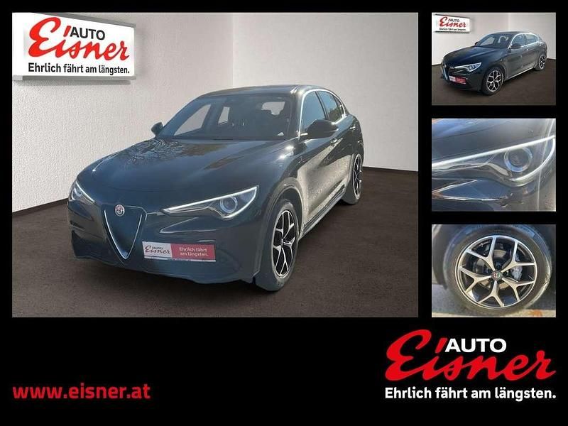 Nero vulcano Gebraucht 2021 Alfa Romeo Stelvio SUV | € 28.900 (Superpreis) - Bild 1/4