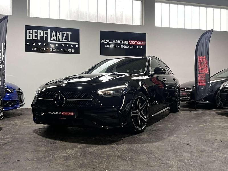 Gebraucht Mercedes C220 AMG line 200 PS (147 kW) 2022 Schwarz Kombi