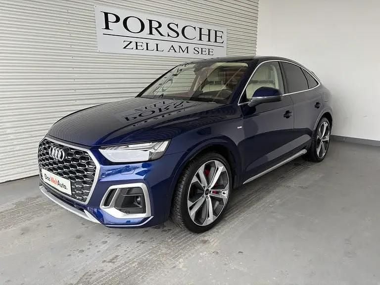 Mittelblau metallic Gebraucht 2024 Audi Q5 Sportback S-Line SUV | € 58.480 (Etwas zu teuer) - Bild 1/4