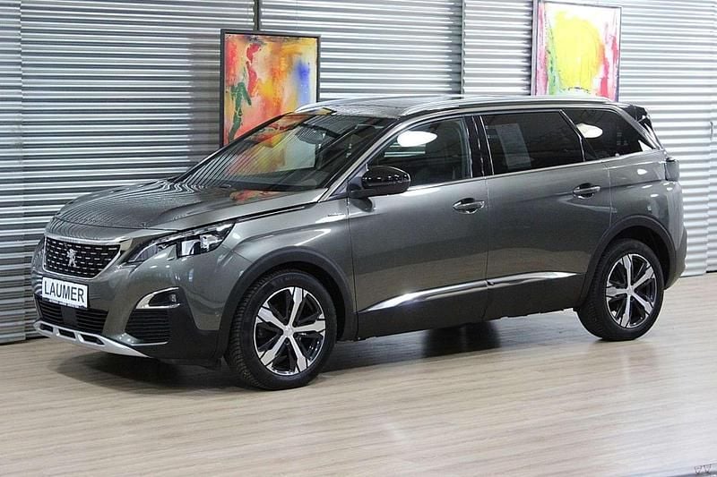 Grau Gebraucht 2018 Peugeot 5008 GT-line Van / Kleinbus | € 19.990 (Fairer Preis) - Bild 1/3