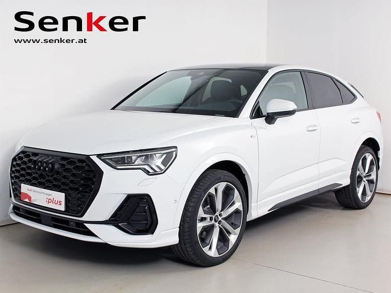 Weiss metallic Gebraucht 2025 Audi Q3 Sportback Admired SUV | € 53.950 (Teuer) - Bild 1/4