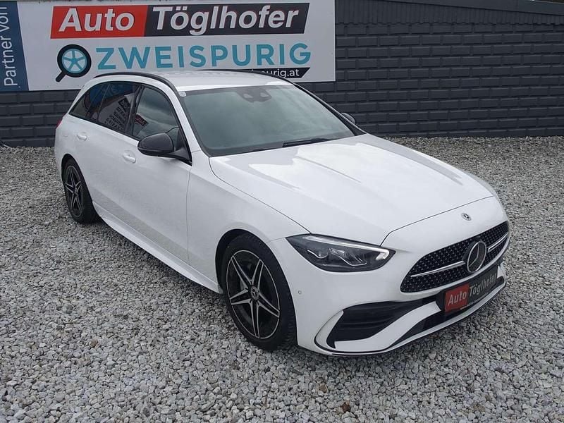 Gebraucht Mercedes C220 AMG 200 PS (147 kW) 2023 Weiß Kombi