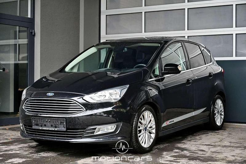 Gebraucht Ford C-MAX Titanium 125 PS (91 kW) 2015 Schwarz Van / Kleinbus