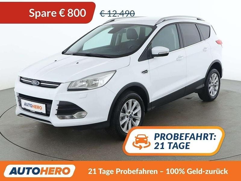 Gebraucht Ford Kuga Titanium 120 PS (88 kW) 2016 Weiß SUV