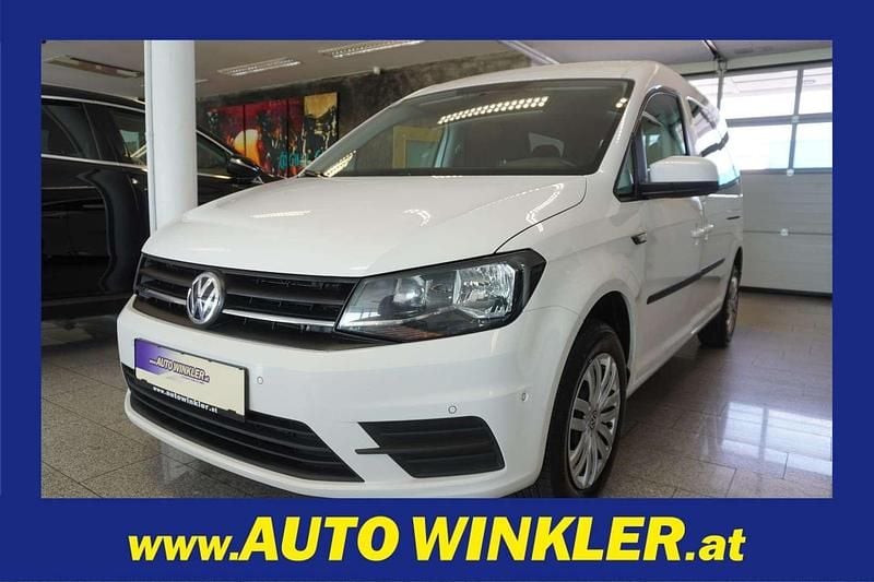 Weiß Gebraucht 2020 VW Caddy Maxi Trendline Van / Kleinbus | € 15.990 - Bild 1/4