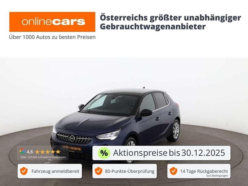 Blau Gebraucht 2020 Opel Corsa Elegance Kleinwagen | € 9.940 (Guter Preis) - Bild 1/4