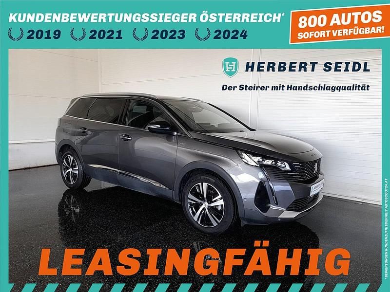 Grau Gebraucht 2021 Peugeot 5008 GT-line Van / Kleinbus | € 24.880 (Etwas zu teuer) - Bild 1/4