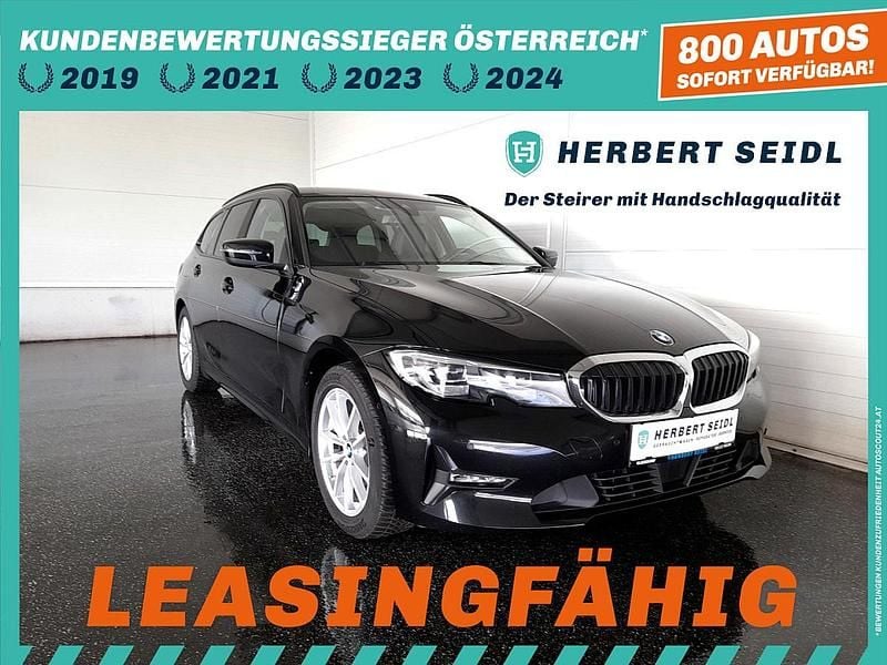 Schwarz Gebraucht 2021 BMW 320 Sport Line Kombi | € 22.880 (Fairer Preis) - Bild 1/4