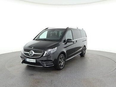 Obsidianschwarz meta Gebraucht 2023 Mercedes V300 Exclusive Van / Kleinbus | € 107.988 (Teuer) - Bild 1/4