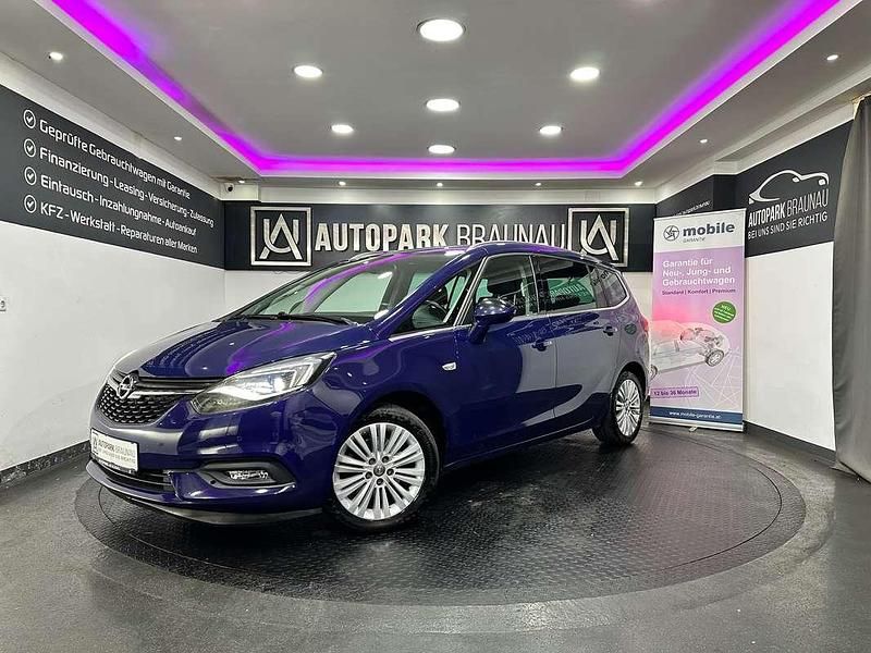 Blau Gebraucht 2017 Opel Zafira Tourer Business Innovation Van / Kleinbus | € 8.499 - Bild 1/4